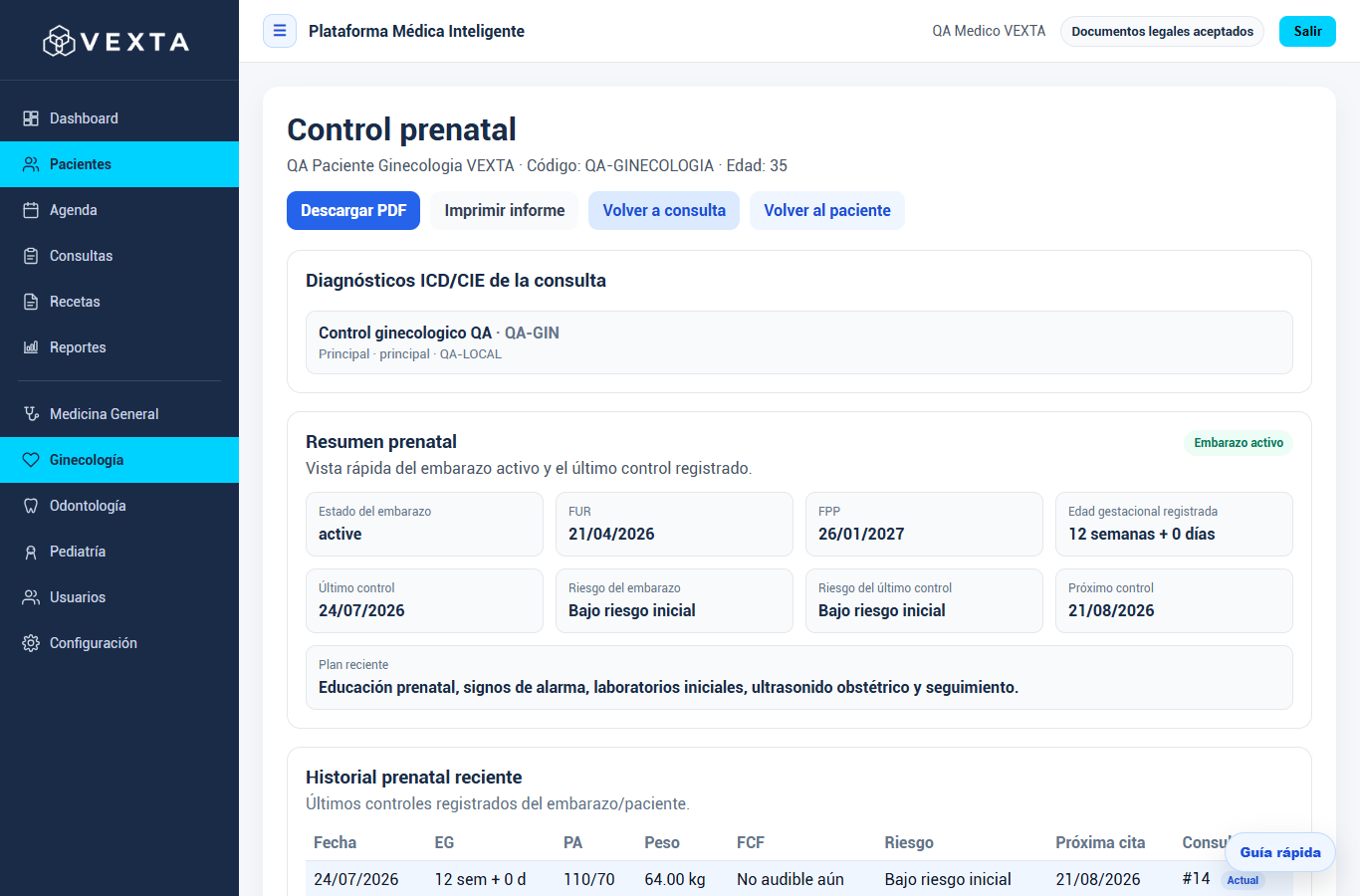Control Prenatal